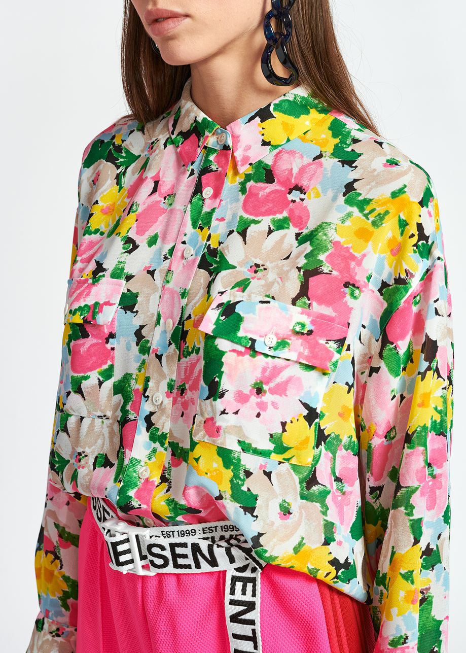 Essentiel Antwerp Zunco Floral Shirt - Cocaranti