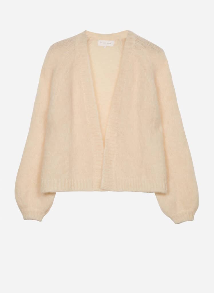 Maison Anje LeJacky Cardigan Ecru - Cocaranti