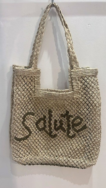 The Jacksons Small Salute Tote Bag in Natural